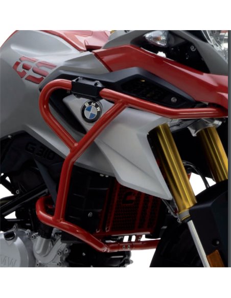 Defensas laterales y de motor trail aluminio negro texturado CROSSPRO BMW G 310 GS 2016-2023