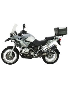 Defensas laterales y de motor trail aluminio negro texturado CROSSPRO BMW R 1200 GS 03-07