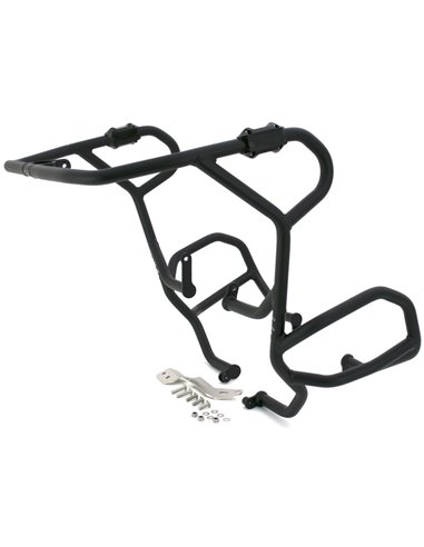 Defensas laterales y de motor trail aluminio negro texturado CROSSPRO BMW R 1200 GS 2017