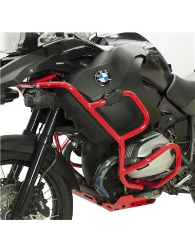 Defensas laterales y de motor trail aluminio negro texturado CROSSPRO BMW  R 1200 GS Adventure 08-09
