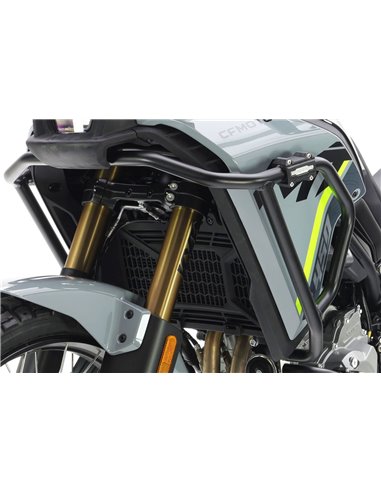 Defensas laterales superiores negro texturado CROSSPRO para CF MOTO 450 MT 2024