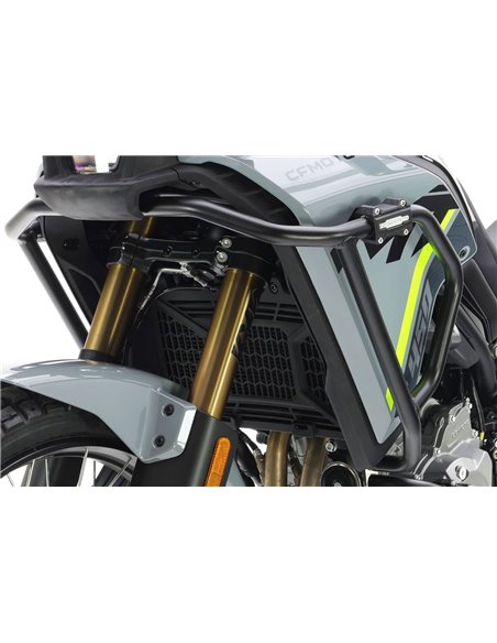 Defensas laterales superiores negro texturado CROSSPRO para CF MOTO 450 MT 2024