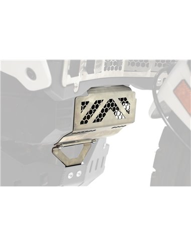 Protector frontal de motor trail aluminio negro texturado CROSSPRO DUCATI DESERTX 2022-2024