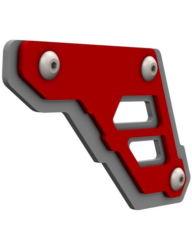 Protector de cadena inferior inox cepillado / negro texturado CROSSPRO DUCATI DESERTX 2022-2024