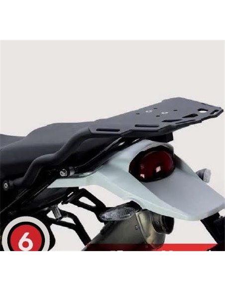 Portaequipaje trasero negro texturado CROSSPRO DUCATI DESERTX 2022-2024