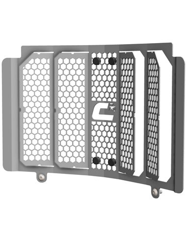 Protector de radiador trail inox cepillado CROSSPRO DUCATI DESERTX 2022-2024