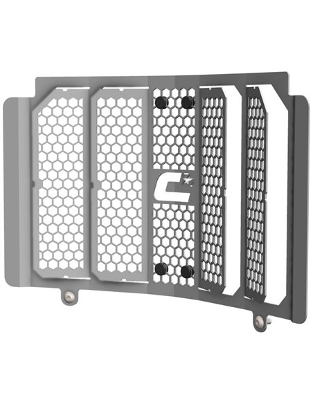 Protector de radiador trail inox cepillado CROSSPRO DUCATI DESERTX 2022-2024