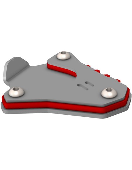 Extension de caballete inox cepillado / negro CROSSPRO KTM 690 790 HUSQVARNA NORDEN 701 901 20-25 GAS GAS ES SM 700 22-24