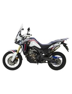 Defensas laterales y de motor trail aluminio negro texturado CROSSPRO Honda CRF 1000 AFRICA TWIN Y ADVENTURE SPORT 16-19