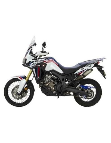 Defensas laterales y de motor trail aluminio negro texturado CROSSPRO Honda CRF 1000 AFRICA TWIN Y ADVENTURE SPORT 16-19