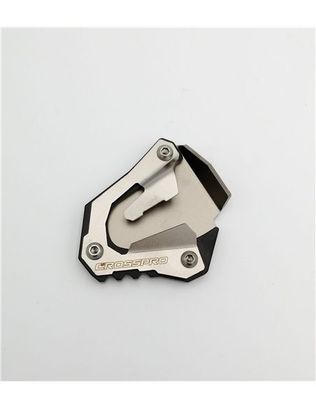 Extension de caballete inox pulido / negro CROSSPRO Honda CRF 1000 Africa Twin y Adventure Sport 16-19