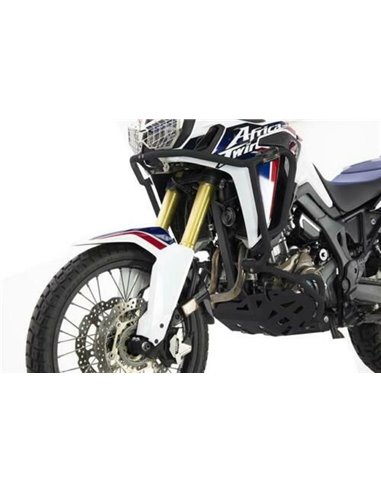 Defensas laterales y de motor trail aluminio negro texturado CROSSPRO HONDA CRF 1000 AFRICA TWIN ADVENTURE SPORT DCT 16-19