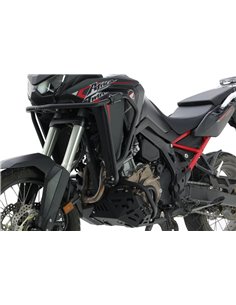 Defensas laterales y de motor trail aluminio negro texturado CROSSPRO Honda CRF 1100L AFRICA TWIN 2020-2022