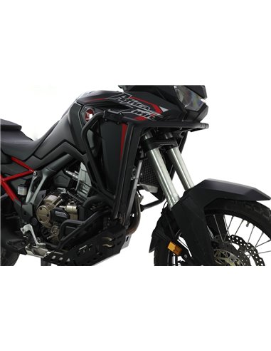 Defensas laterales y de motor trail aluminio negro texturado CROSSPRO Honda CRF 1100L AFRICA TWIN 2020-2022
