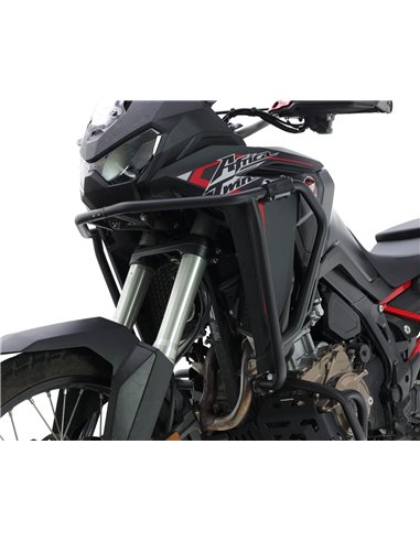 Defensas laterales y de motor trail aluminio negro texturado CROSSPRO Honda CRF 1100L AFRICA TWIN DCT 2020-2022