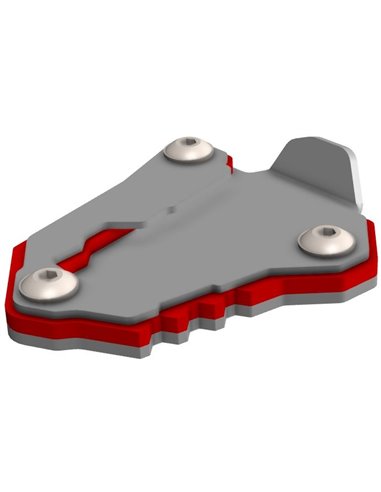 Extension de caballete inox cepillado / negro texturado CROSSPRO HONDA crf 300 Rally 2023