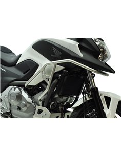 Defensas laterales y de motor trail aluminio negro texturado CROSSPRO HONDA NC 700 X 12-17 NC 750 X 14-15 embrague normal