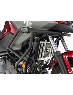 Defensas laterales y de motor trail aluminio negro texturado CROSSPRO HONDA NC 750X 16-20