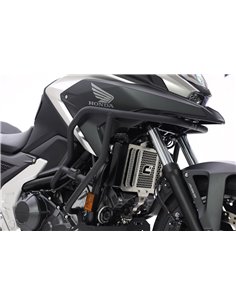 Defensas laterales y de motor trail aluminio negro texturado CROSSPRO HONDA NC 750X 21-23