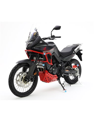 Protector de carter trail aluminio negro texturado CROSSPRO HONDA Transalp 750 2023