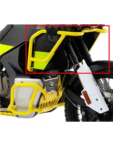 Defensas laterales superiores amarillas CROSSPRO HUSQVARNA Norden 901 22-23