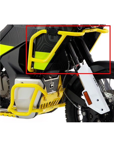 Defensas laterales superiores amarillas CROSSPRO HUSQVARNA Norden 901 22-23
