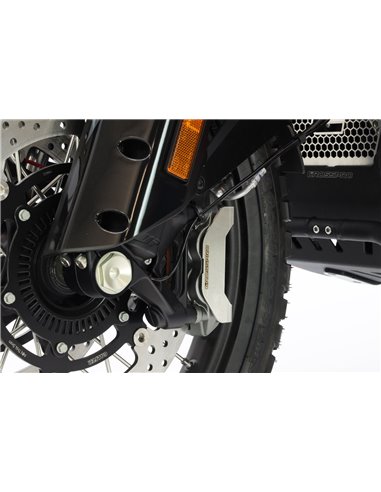 Protector pinza de freno delantera inox cepillado CROSSPRO KTM 890 Adventure 2023 HUSQVARNA NORDEN 901 Expedition 2023