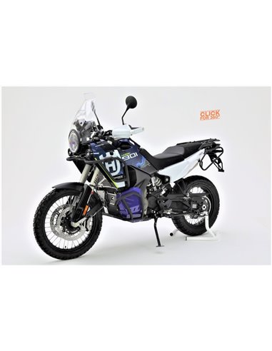 Defensas de motor inferiores negro texturado CROSSPRO HUSQVARNA Norden 901 Expedition 2023
