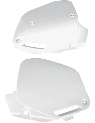 Tampas laterais Honda Cr125-250-500 brancas Ho02626-041 UFO-Plast