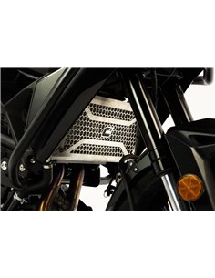 Protector de radiador trail inox cepillado CROSSPRO KAWASAKI KLE 650 Versys 2022-2024