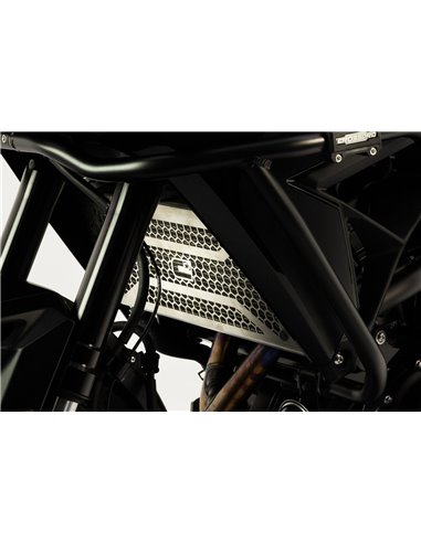 Protector de radiador trail inox cepillado CROSSPRO KAWASAKI KLE 650 Versys 2022-2024