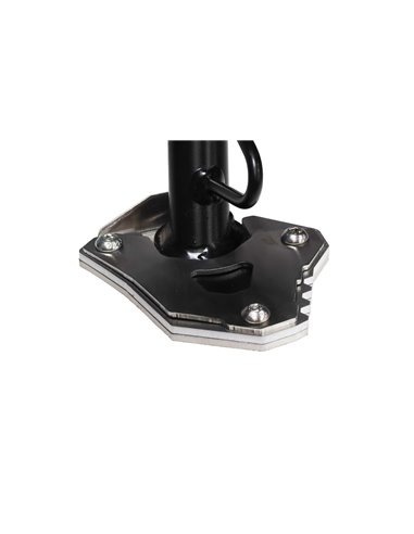 Extension de caballete inox cepillado / negro texturado CROSSPRO KTM Adventure y Super Adventure 250 390 1050 1090 1190 1290