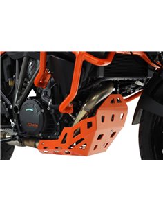 Protector de carter trail aluminio naranja CROSSPRO KTM 1190 Adventure 13-16 1290 Super Adventure 17-20