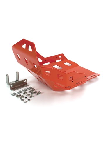 Protector de carter trail aluminio naranja CROSSPRO KTM 1190 Adventure 13-16 1290 Super Adventure 17-20