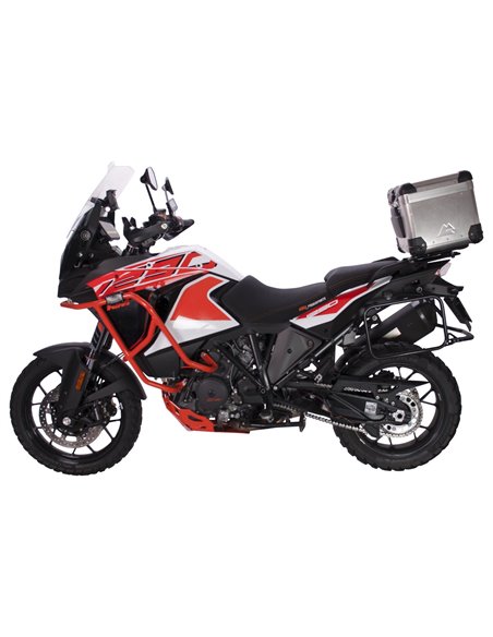 Protector de carter trail aluminio naranja CROSSPRO KTM 1190 Adventure 13-16 1290 Super Adventure 17-20