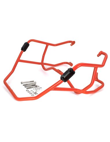 Defensas laterales y de motor trail aluminio naranja CROSSPRO KTM 1190 Adventure 13-16