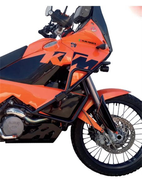 Protector de carter trail aluminio negro texturado CROSSPRO KTM Adventure 950 02-06 KTM Adventure 990 06-12