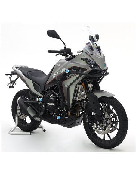 Defensas laterales y de motor trail aluminio ice polish CROSSPRO MOTO-MORINI X-CAPE 649 2022