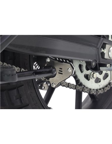 Extension de base de caballete inox pulido / negro CROSSPRO MOTO-MORINI X-CAPE 649 2022