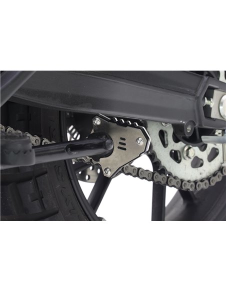 Extension de base de caballete inox pulido / negro CROSSPRO MOTO-MORINI X-CAPE 649 2022