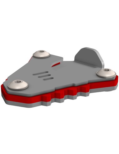 Extension de base de caballete inox pulido / negro CROSSPRO MOTO-MORINI X-CAPE 649 2022