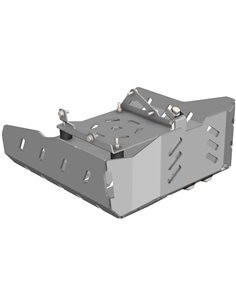 Protector de carter trail aluminio negro texturado CROSSPRO QJ MOTOR SRT 700 X 23-24