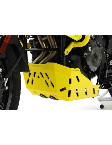 Protector de carter trail aluminio amarillo CROSSPRO SUZUKI V-STROM 800 2023