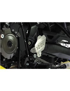 Protector bomba de freno trasera inox cepillado CROSSPRO SUZUKI V-STROM 800 2023