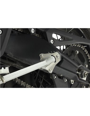 Extension de caballete inox cepillado / negro texturado CROSSPRO TRIUMPH TIGER 900 21-22