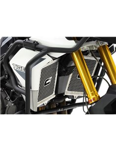 Protector de radiador trail inox cepillado CROSSPRO TRIUMPH TIGER 900 21-22