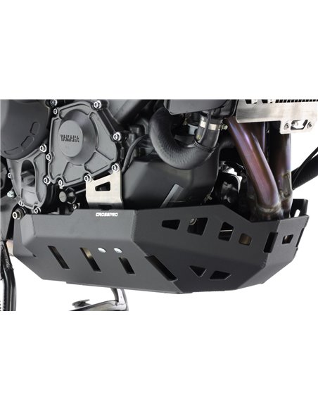 Protector de carter trail aluminio negro texturado CROSSPRO YAMAHA Tracer 900 21-22