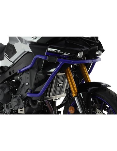 Defensas laterales y de motor trail aluminio negro texturado CROSSPRO YAMAHA TRACER 900 21-22