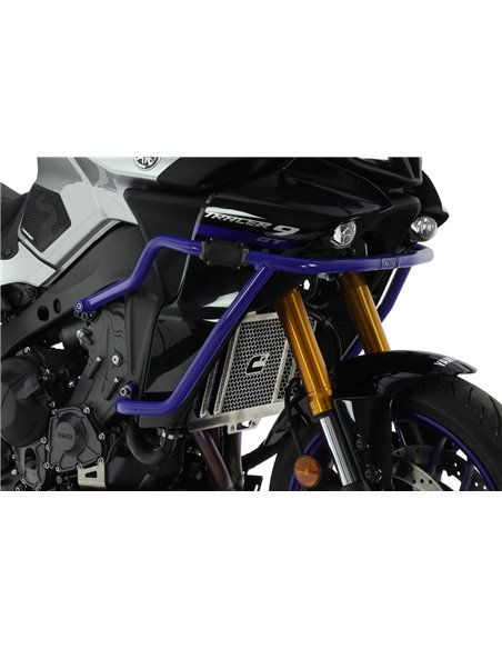 Defensas laterales y de motor trail aluminio negro texturado CROSSPRO YAMAHA TRACER 900 21-22