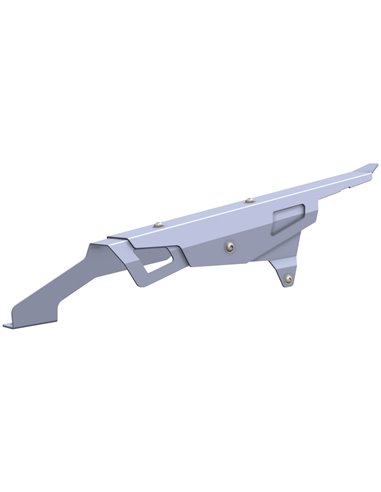 Protector de cadena inox cepillado / negro texturado CROSSPRO YAMAHA XTZ Ténéré 700 20-23